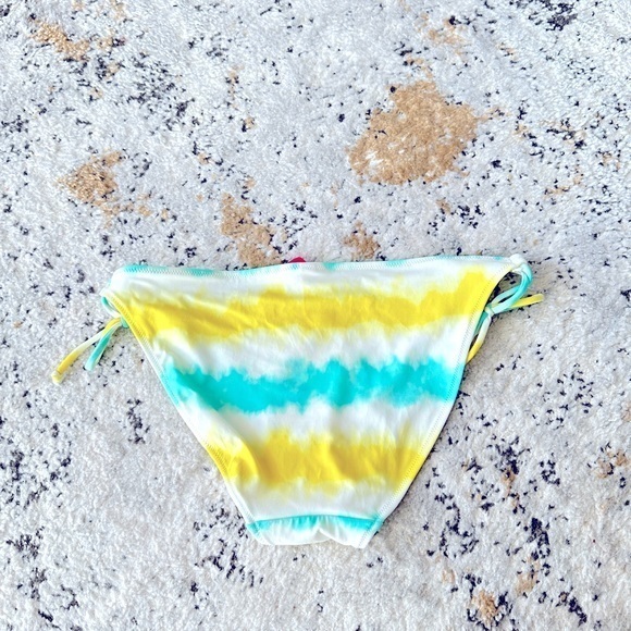 Other - Victoria's Secret Swimsuit Bikini Bottom Size Medium Striped Tie Sides‎